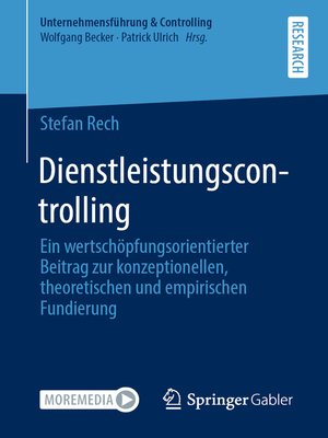 cover image of Dienstleistungscontrolling